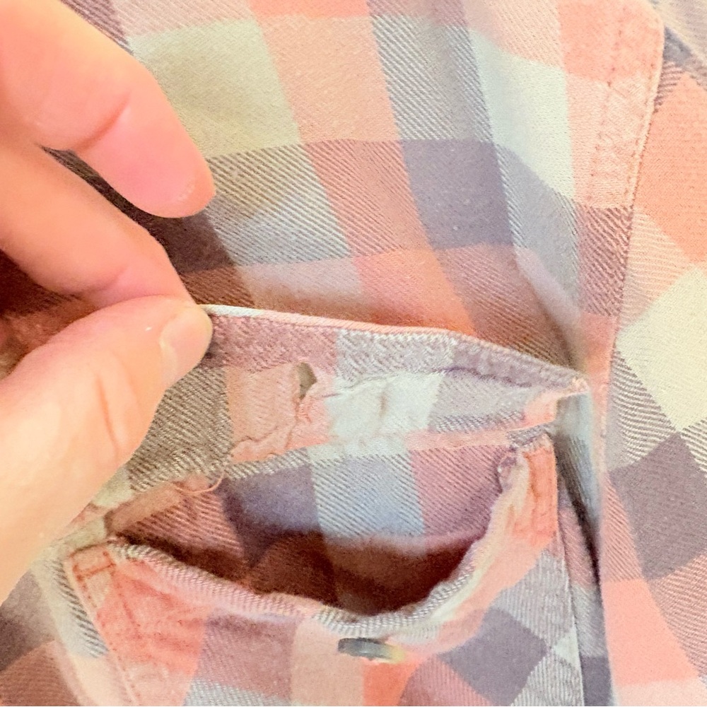 Wrangler Plaid Flannel Shirt/Shacket Size XL - Picture 12 of 12